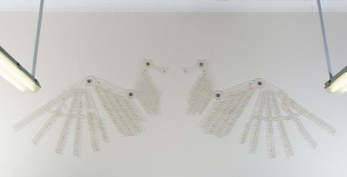 Photograph of Icarus' wings made by Nina Liebenberg