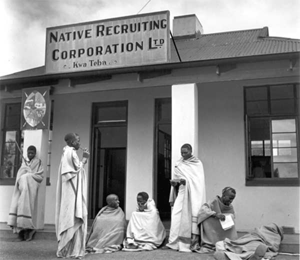 Mine recruitment office, Transkei, 1947-48.