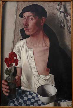 A self portrait by the Dutch artist Dick Ket