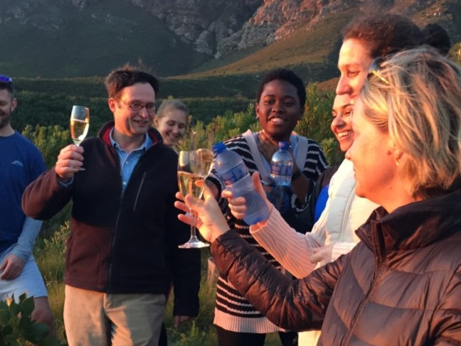 Picture (Foreground): Petrus de Vries, Konyin Adewumi, Lauren Franz