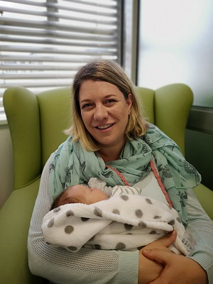 The new Red Cross breastfeeding room