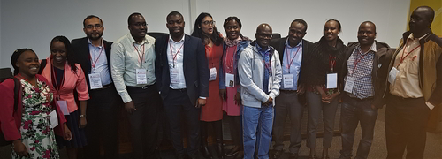 Olina Ngwenya meets with her former classmates from Hasselt Universiteit 