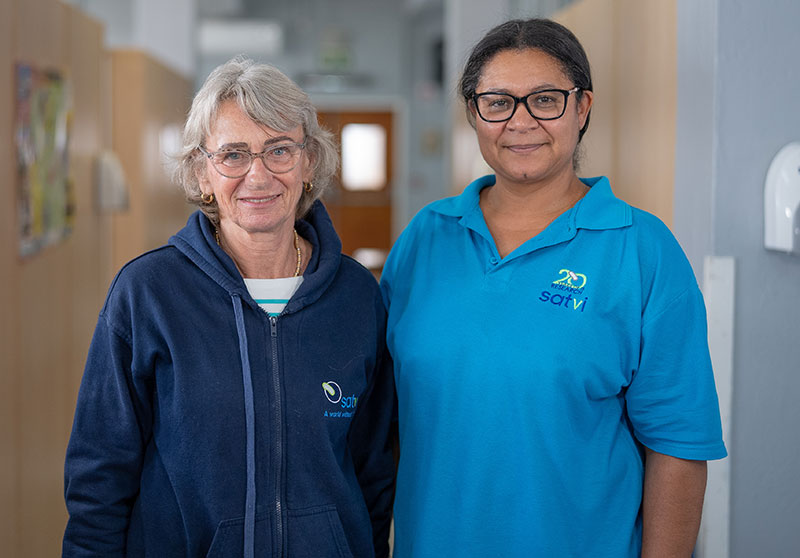 Michelle Tameris and Danelle van As