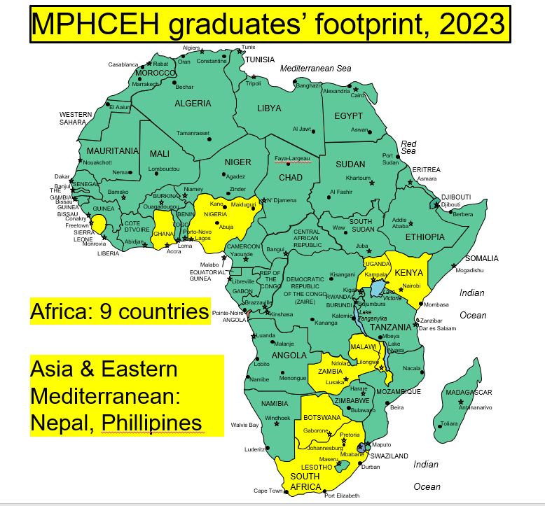 MPHCEH footprint