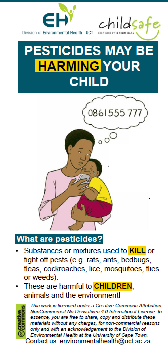 Pesticide poisining brochure cover