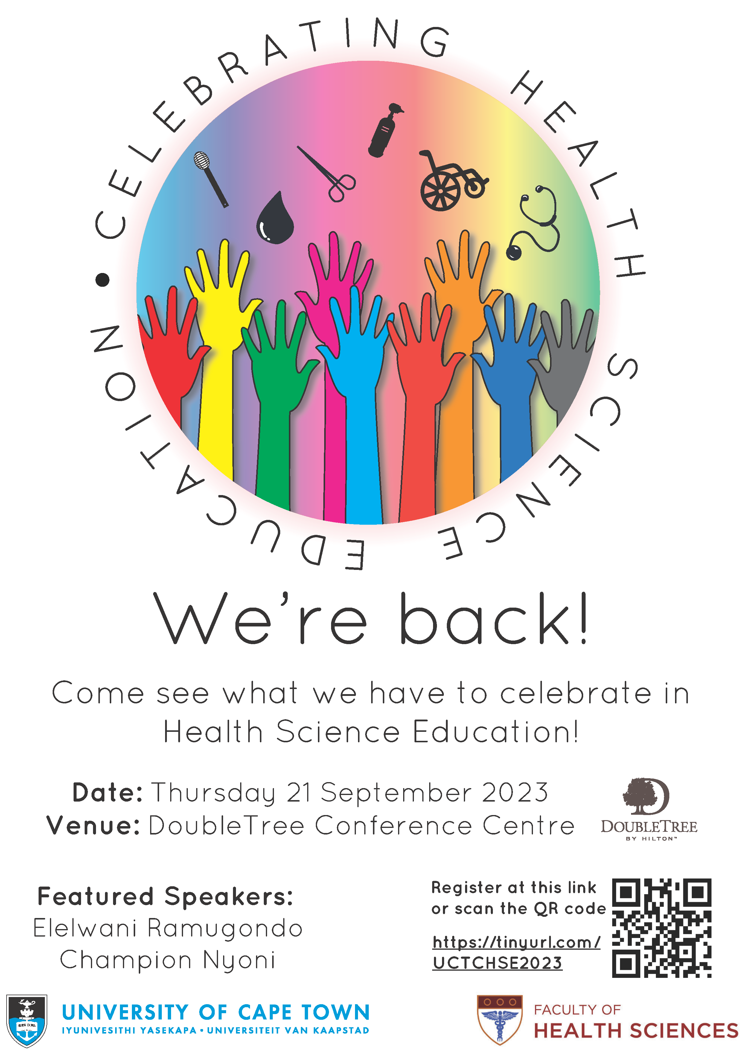 CHSE details QR code poster 2023