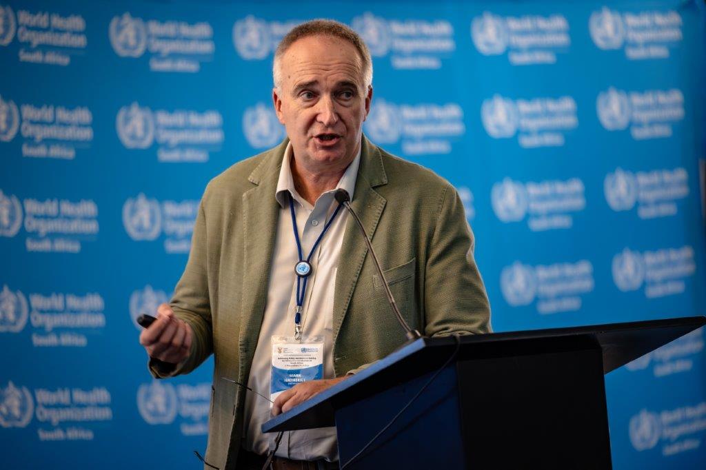 Mark Speaking at TB Vaccine Prepared Workshop