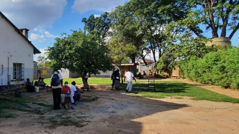 People being examined at their homes