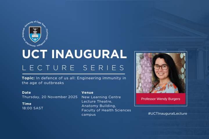 Inaugural Lecture | Prof Wendy Burgers