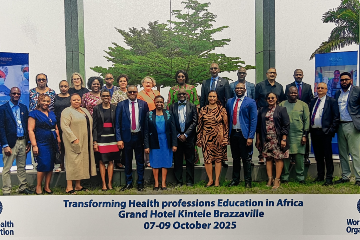 Prof Minette Coetzee with WHO in Congo