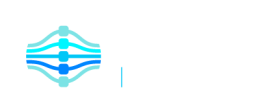 Coin logo with white text for dark backgrounds