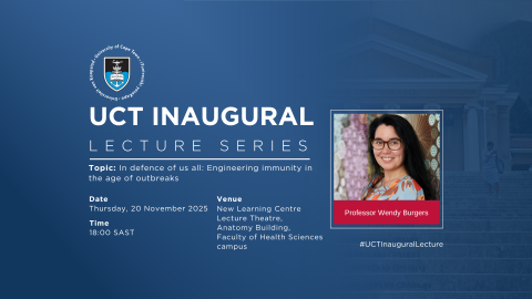 Inaugural Lecture | Prof Wendy Burgers