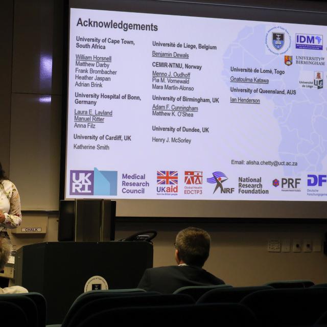 Alisha Chetty presenting on systemic effects of gastrointestinal infections