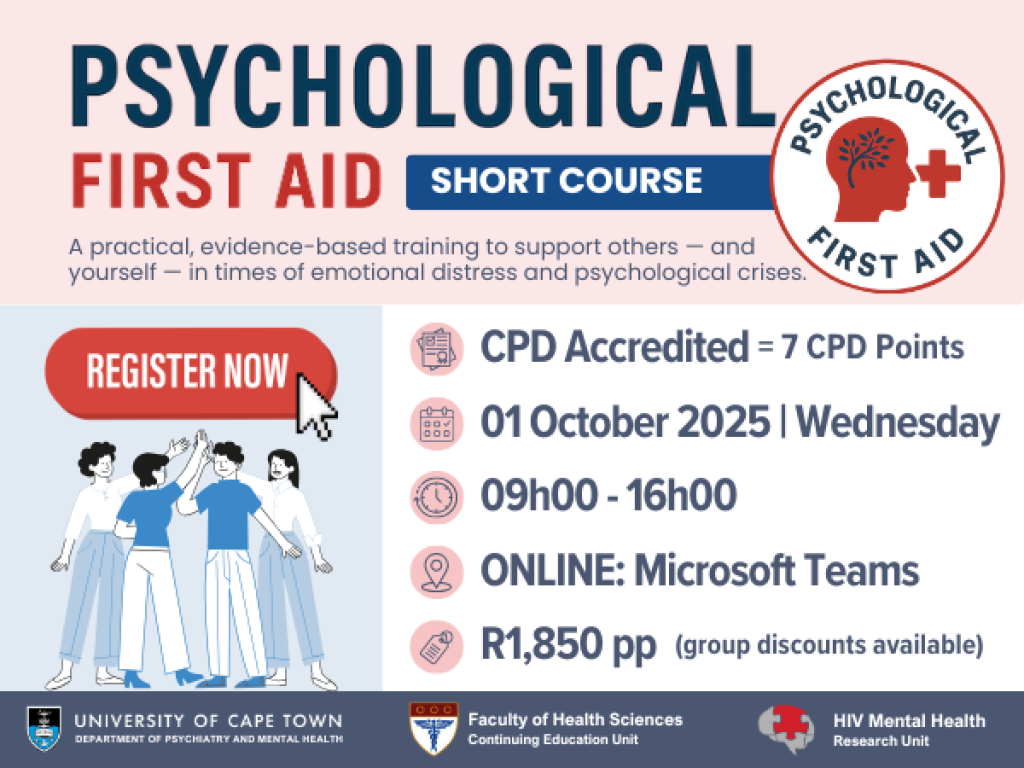 Psychological First Aid: Short Course | HIV Mental Health Research