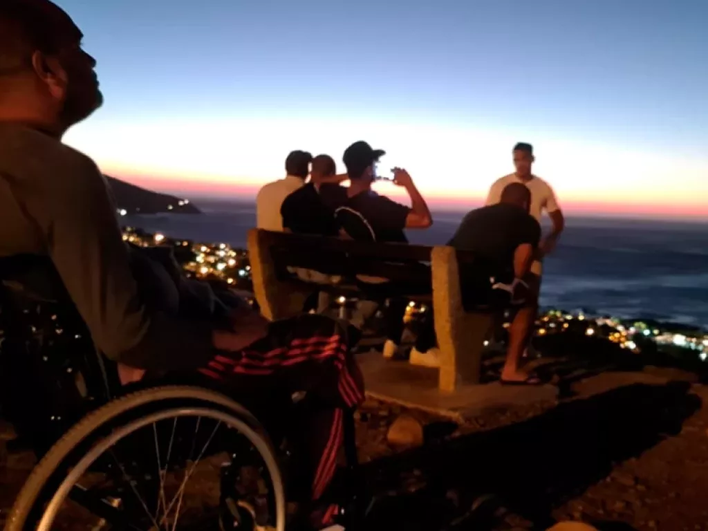 The writer, Mogamat Rida Desai, enjoys a quiet moment of reflection at a viewpoint overlooking Camps Bay beach in Cape Town. (Photo SUPPLIED)