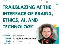 TRAILBLAZING AT THE INTERFACE OF BRAINS, ETHICS, AI, AND TECHNOLOGY